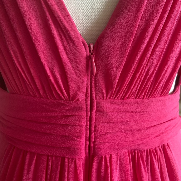 BEBE- Pink Bridesmaids Dress - Picture 5 of 12